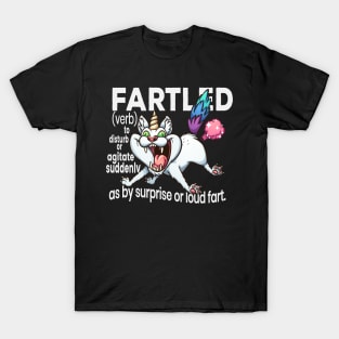 Fartled Cat Unicorn T-Shirt